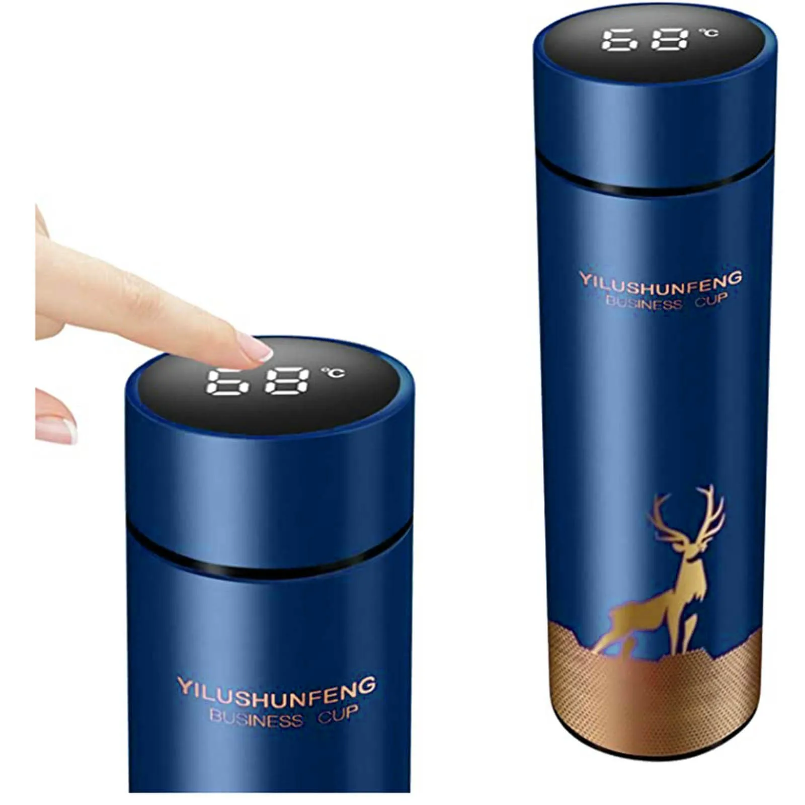 500 мл горящаяя термос чашка с двойными стенками из нержавеющей стали Вакуумная