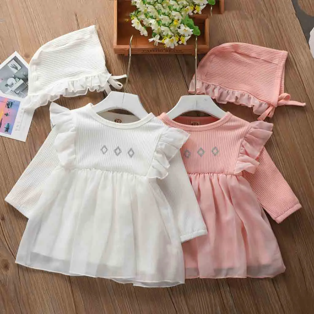 Джинсовое Сетчатое платье принцессы с рукавами крылышками Модная Джинсовая юбка