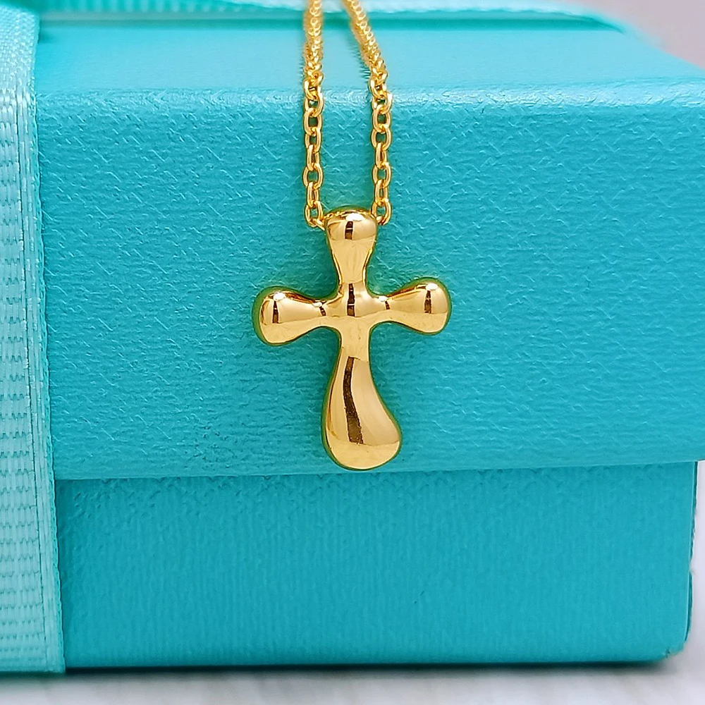 

Ожерелье KT Real925 с логотипом 1:1, высококачественные классические ожерелья с крестом, роскошный популярный бренд, ювелирные изделия для пар, г...