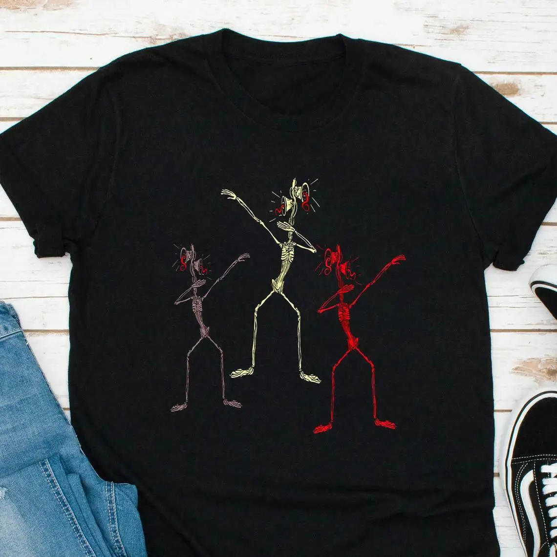 Страшная забавная рубашка с сиреной Рождественская Подарочная футболка сирена