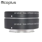 Удлинительное Кольцо Mcoplus с автофокусом, 10 мм, 16 мм, для Canon EOS EF-M м, M2, M3, M5, M6, M10, M50, M100, M200