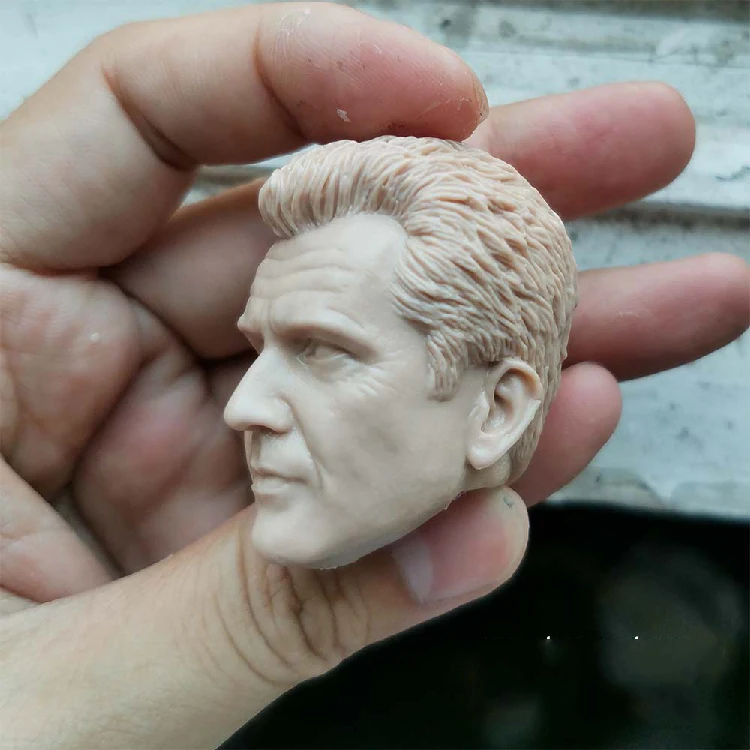 Коллекция 1/6 года неокрашенные модели голов из колокольчила меля Джерарда