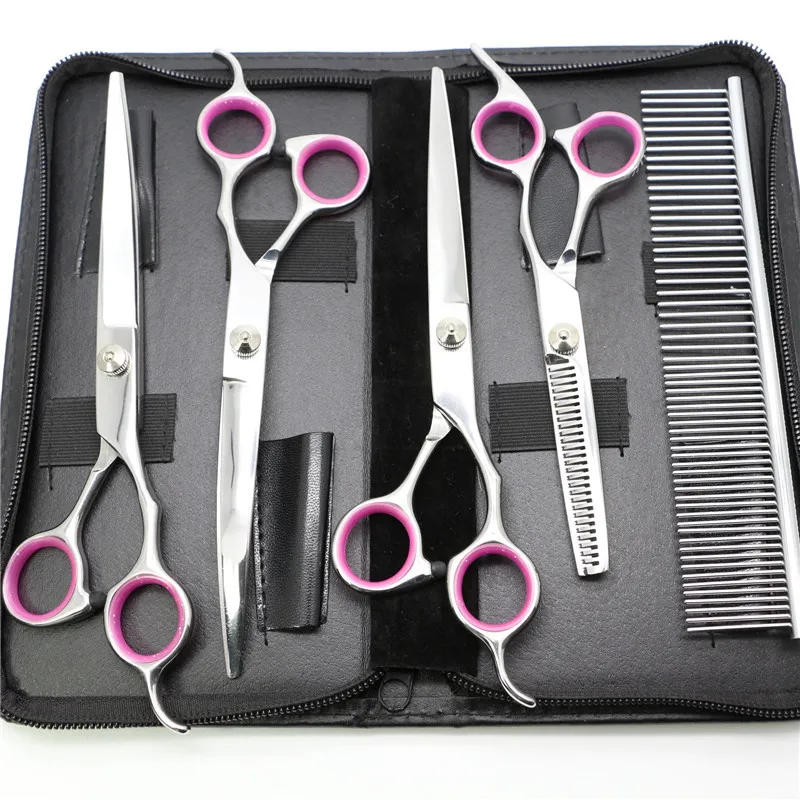 Набор ножниц из нержавеющей стали для стрижки домашних животных 7 5 дюйма|Груминг|