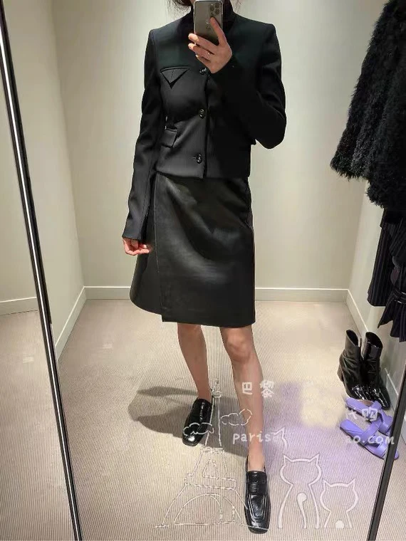 

Spring High 2021SS Quality Ladies Luxury Black Blazer Jacket Women Slim Outerwear Coat Ddxgz2v 12.31