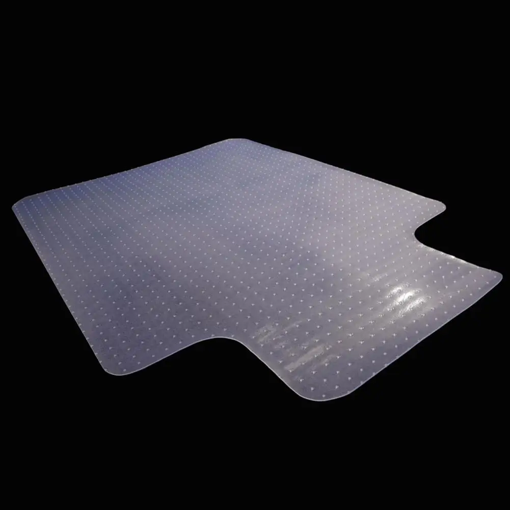 

90 x 120 x 0.2cm Transparent PVC Home-use Protective Mat With nail for Bathroom Floor Chair