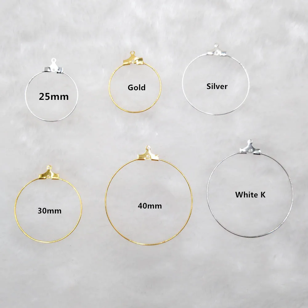 Женские богемные серьги кольца подвески из сплава 30 шт./лот 25/30/40 мм|Серьги-кольца|