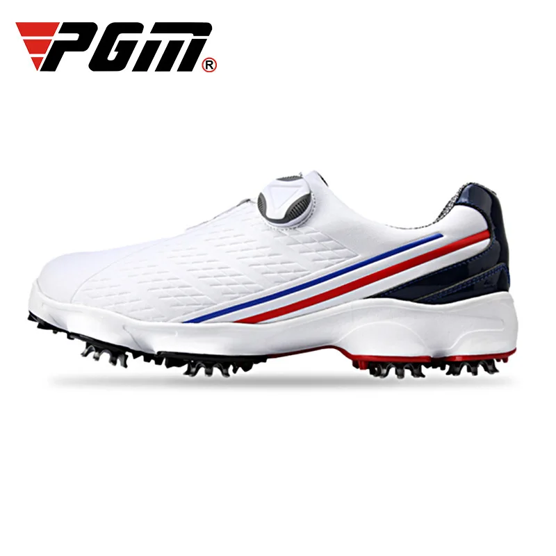 

Golf shoes men's waterproof shoes rotary buckle outdoor sports shoes antiskid and breathable