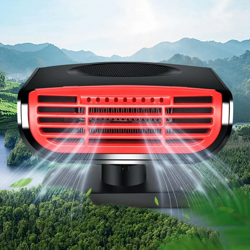 

Car Heater, 2 In1 Portable Purifying Air Fast Heating Car Heater Defroster Defogger 12V 150W Demister Vehicle Heater Fan