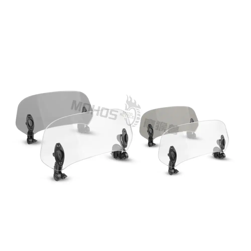 Motorcycle Clip-on Wind Screen Windshield Spoiler Air Deflector Airflow Adjustable Windscreen for Suzuki Burgman 125 | Автомобили и