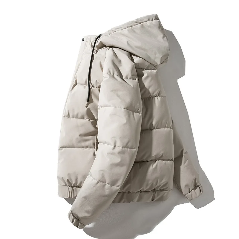 Парка мужская с капюшоном теплая хлопковая куртка длинным рукавом повседневная