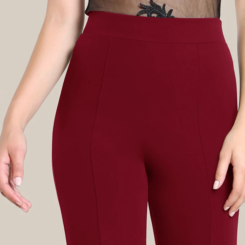 SHEIN Однотонные Широкие Прямые Брюки Офисные Стильные Брюки