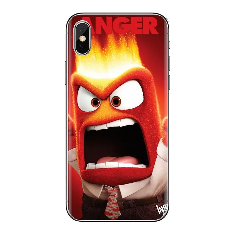 Радость и грусть Inside Out силиконовый чехол для мобильного телефона с откидной