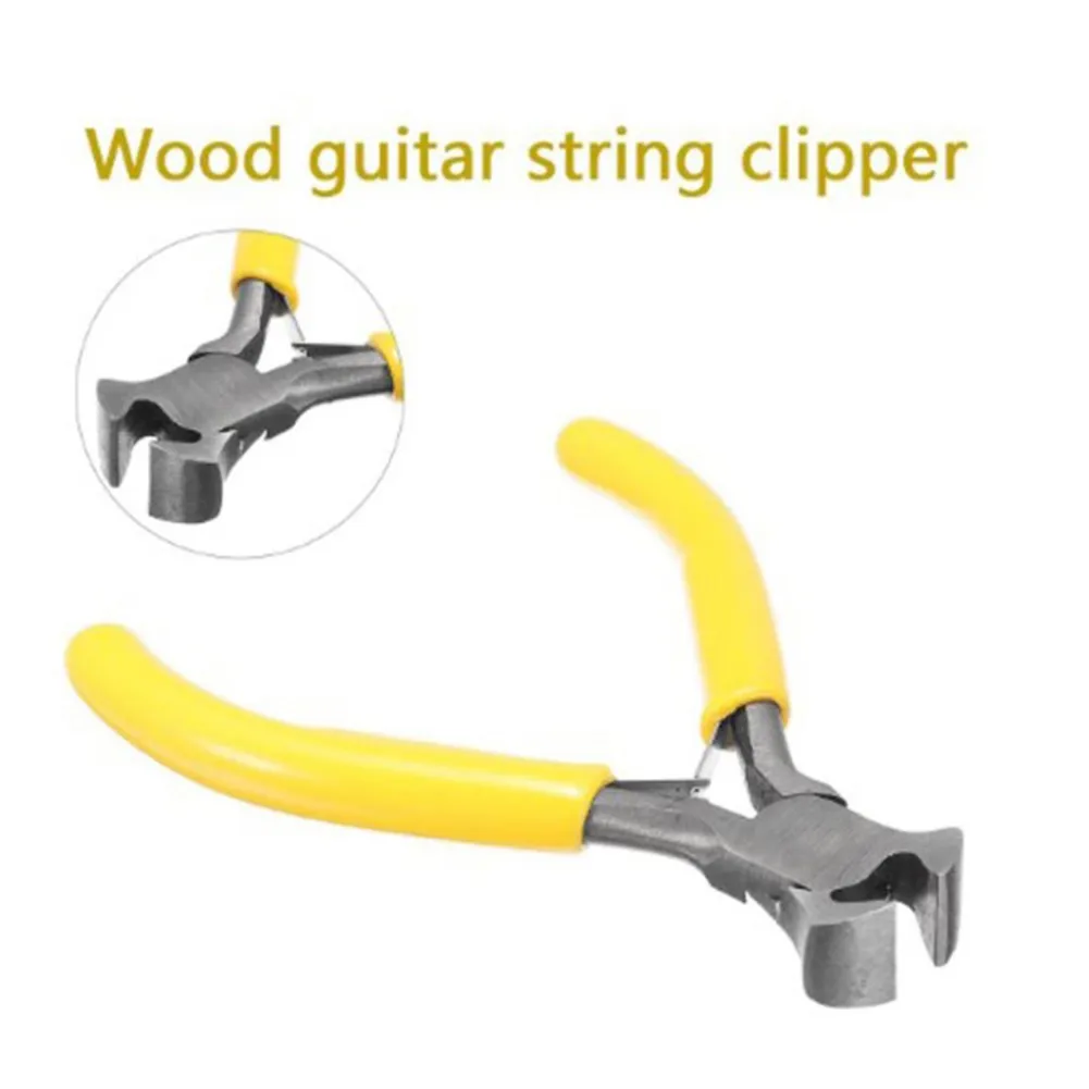

Guitar String Cutter Scissors Ground Flush Fret Nipper Puller Removal Plier Nipper Tool Flat-headed String Cutting Pliers Part