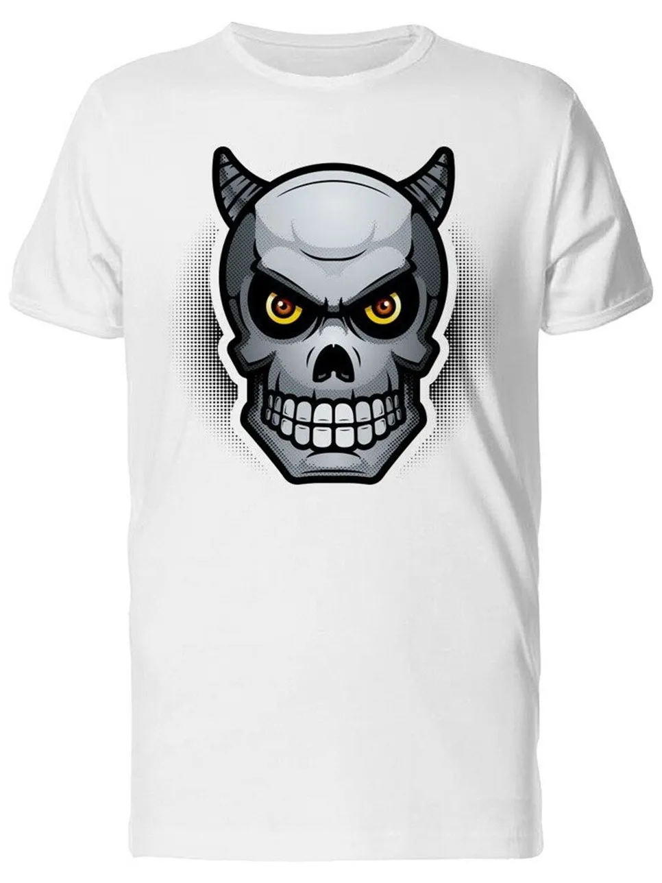 Череп демона иллюстрация Мужская футболка изображение плюс размер одежда