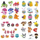 Набор для алмазной живописи 5D сделай сам, наборы наклеек с мультяшными животными, для начинающих, детские наклейки по номерам, художественные изделия для детей