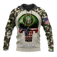 us army art 3d printed sweatshirt zipper hoodie casual unisex jacket pullover jacket tops style u 328
