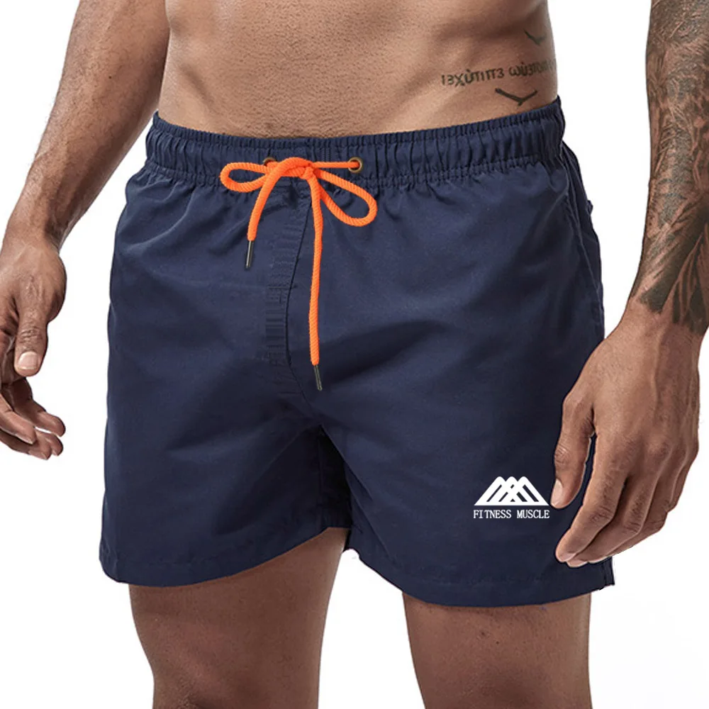 Летние шорты для бега мужские спортивные фитнеса быстросохнущие тренажерного