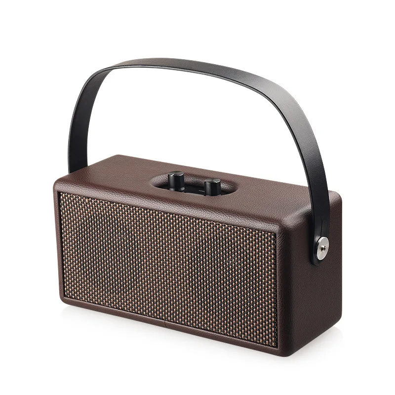 

Portable handle leather bluetooth speaker phone computer card U disk play high-power square dance small stereo