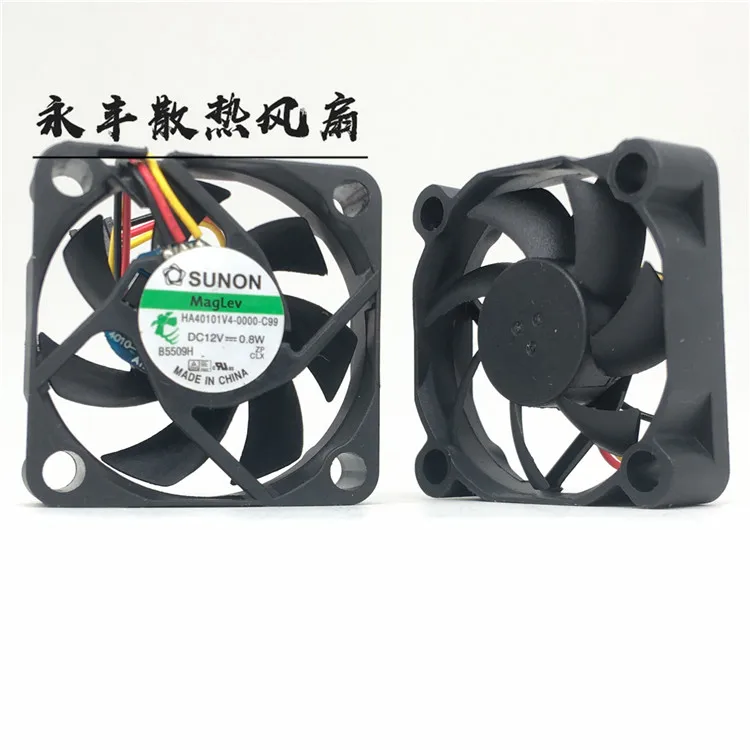 1 шт. Sunon HA40101V4 0000 c99 4010 40 мм 4 см 40*40*10 Вентилятор охлаждения 12V 0 8 W 0.06A 3pin Поддержка по