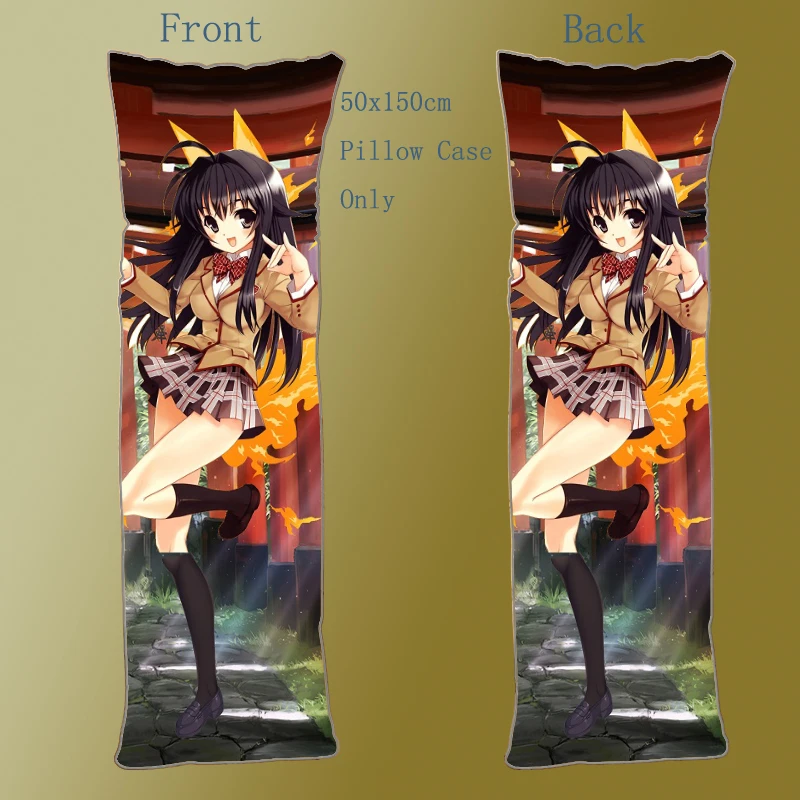 

Аниме Dakimakura Наволочка на подушку Kanokon: девушка, которая плакала лиса Minamoto chizulu, наволочка, аксессуары для украшения дома 150 см