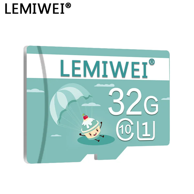 Lemiwei Memory Card 64GB 32GB High Quality Phone T Flash 16GB 8GB Summer Ice Cream Class 10 U1 UHS-I TF | Компьютеры и офис