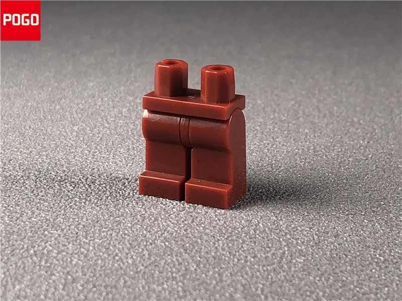 10 шт./лот кубики Moc hips модель фигурки Красочные Брюки DIY Развивающие строительные блоки мини куклы игрушки для детей Подарки - Цвет: dark red Trousers