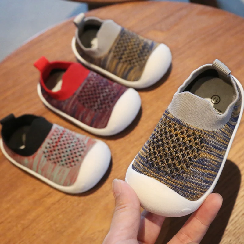 Туфли детские вязаные с мягкой подошвой демисезонные 2019|Обувь для детей