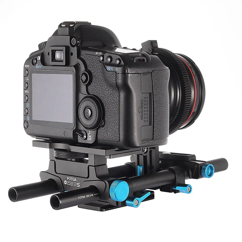 Опорная рейка FOTGA DP500IIS 15 мм для Sony ARRI RED A7 A7S A7R2 A7RM2 A6500 A7000 GH4 GH5|fotga dp500iis|15mm rod rail15mm |