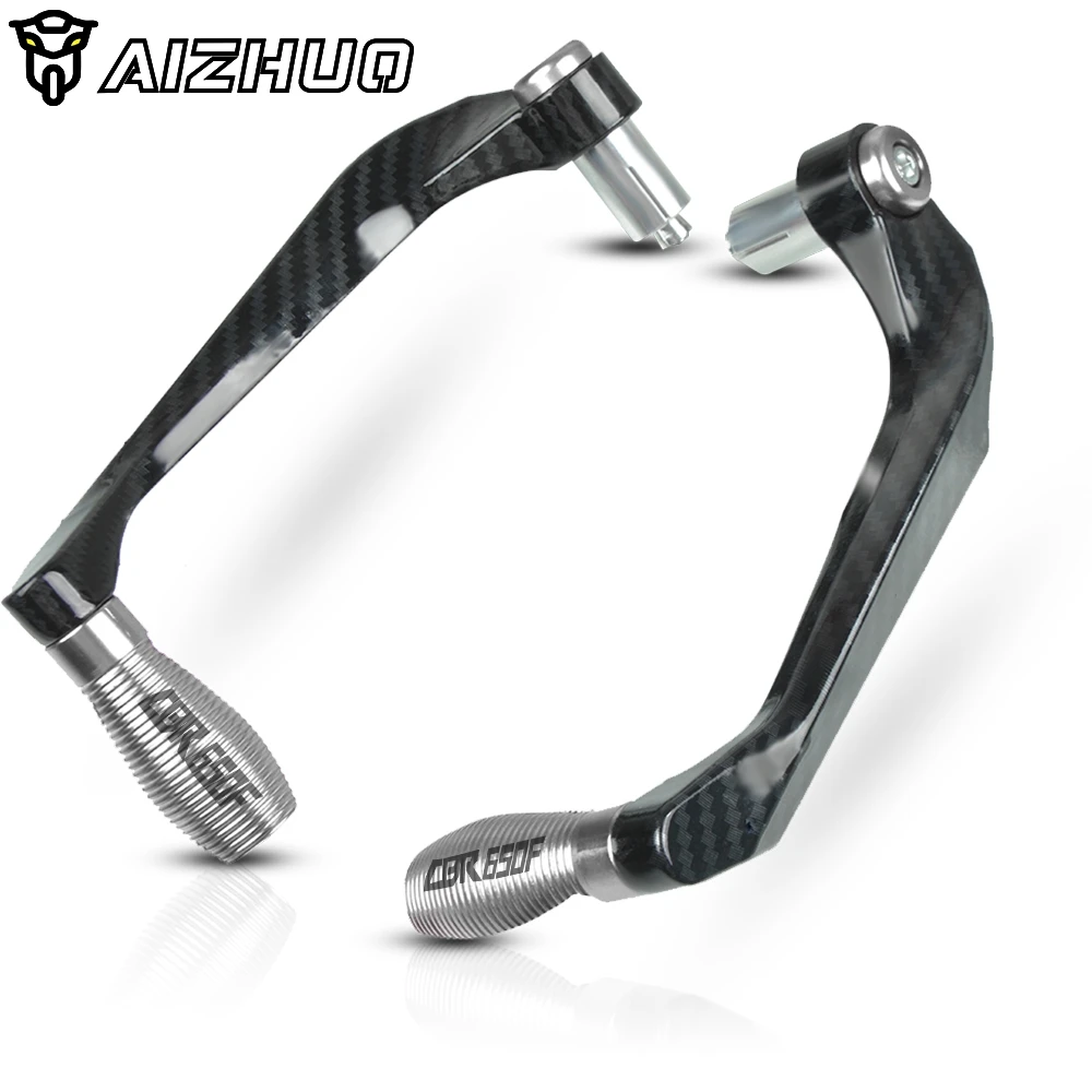silver 7/8" 22mm Motorcycle Lever Guard Brake Clutch Lever Protector Proguard For HONDA CBR650F CBR 650F CBR 650 F - Цвет: silver