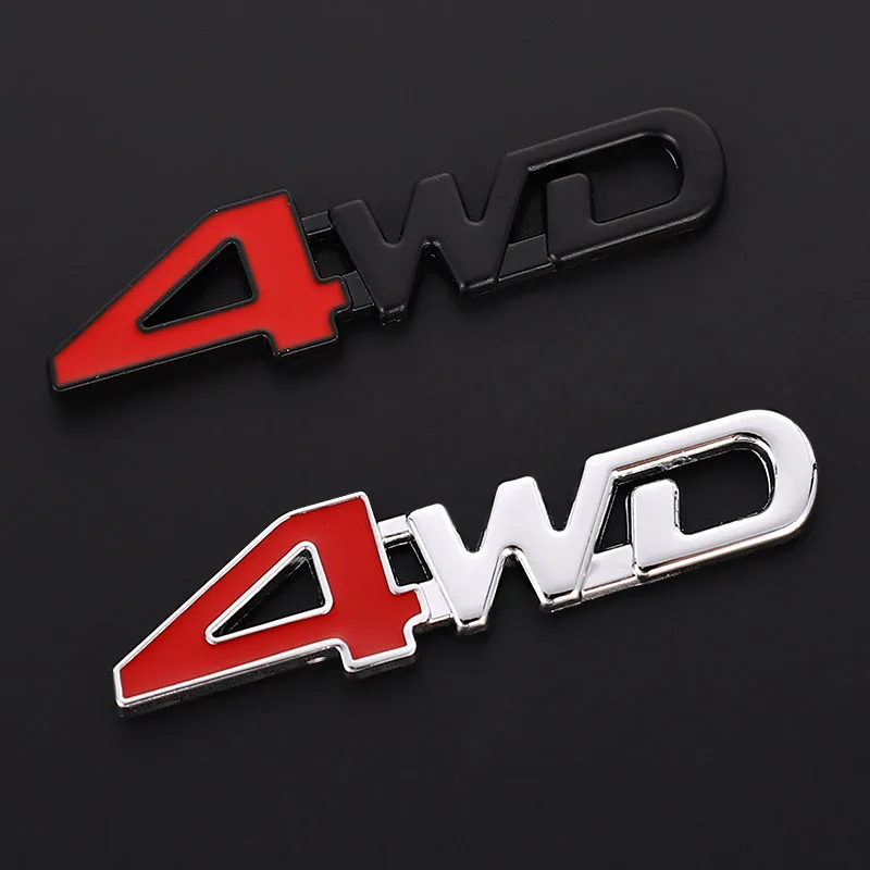 1 шт. Автомобильная 3D металлическая наклейка 4WD 4X4 для Seat Leon Ibiza Skoda Rapid Fabia Octavia Yeti Audi