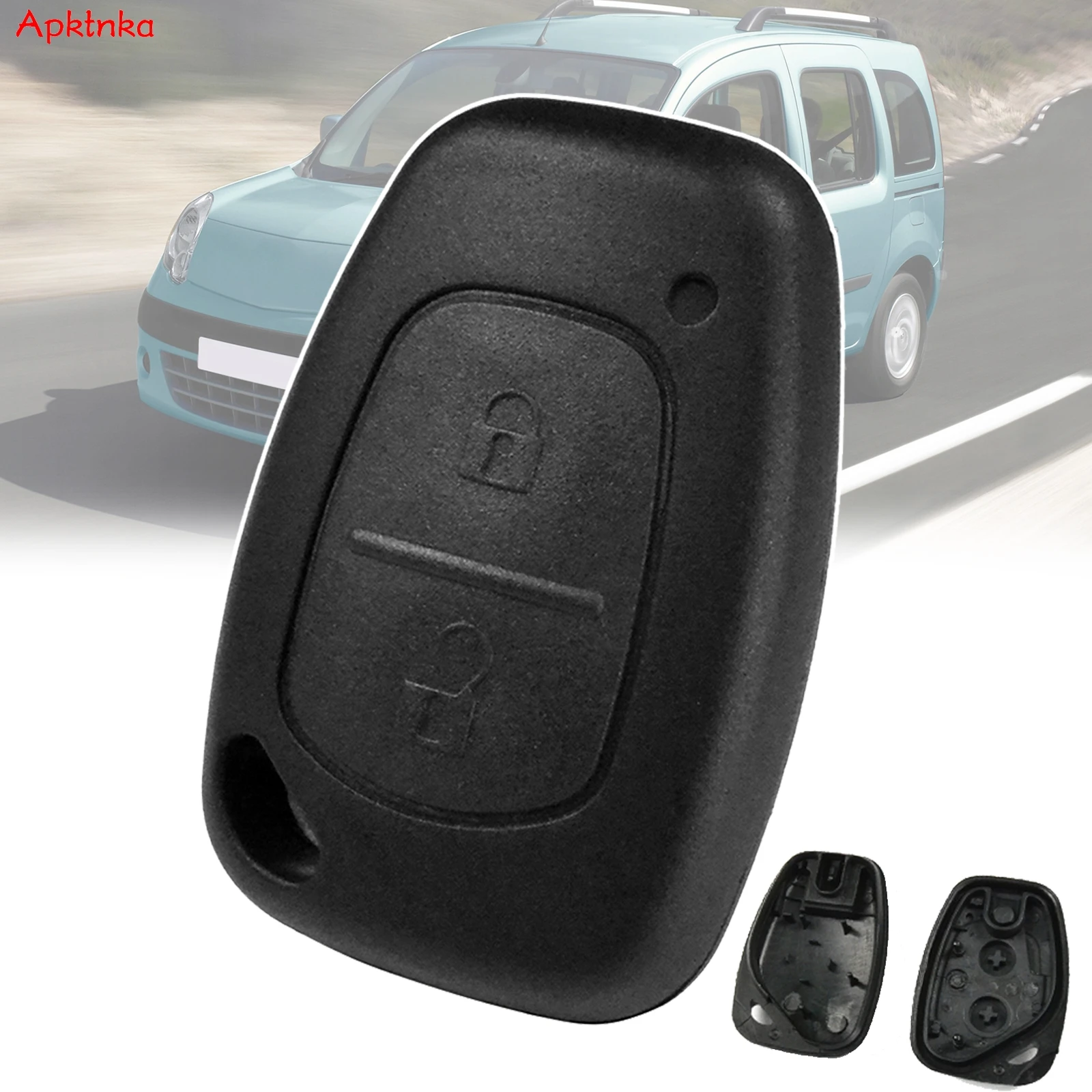 

Чехол для автомобильного ключа с 2 кнопками для Renault Kangoo Traffic, Master Vivaro Nissan Interstar Primastar Fit VAC102/NE73 Blade