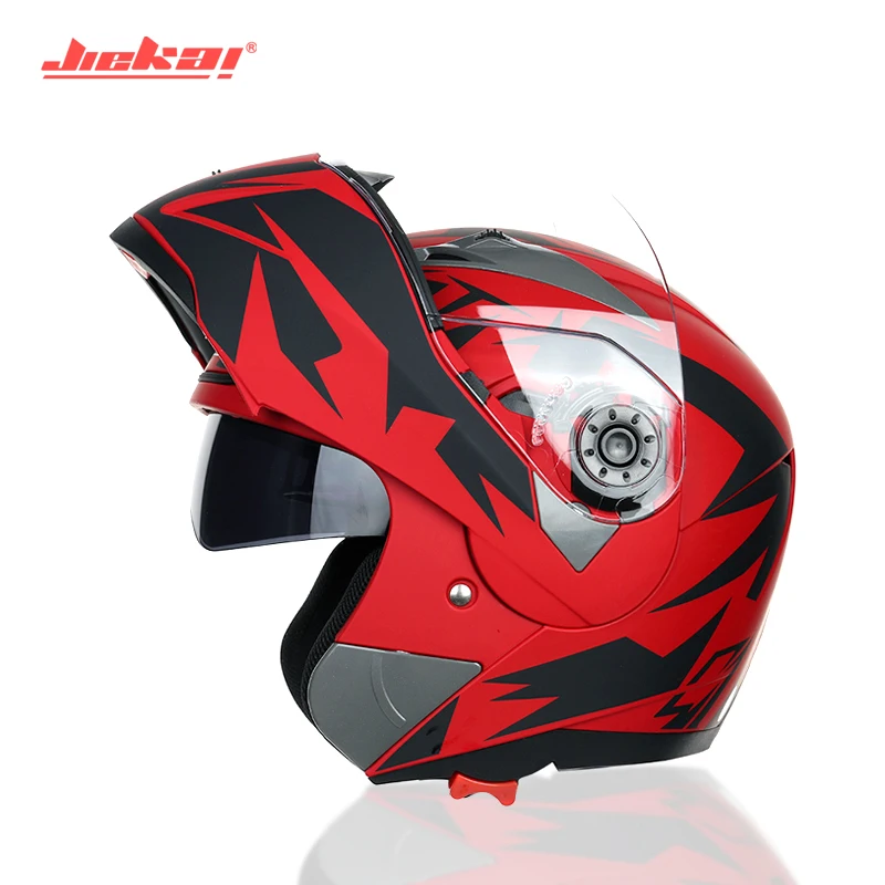 JIEKAI 105 шлем для мотоцикла гоночные шлемы с полным лицевым покрытием двойным
