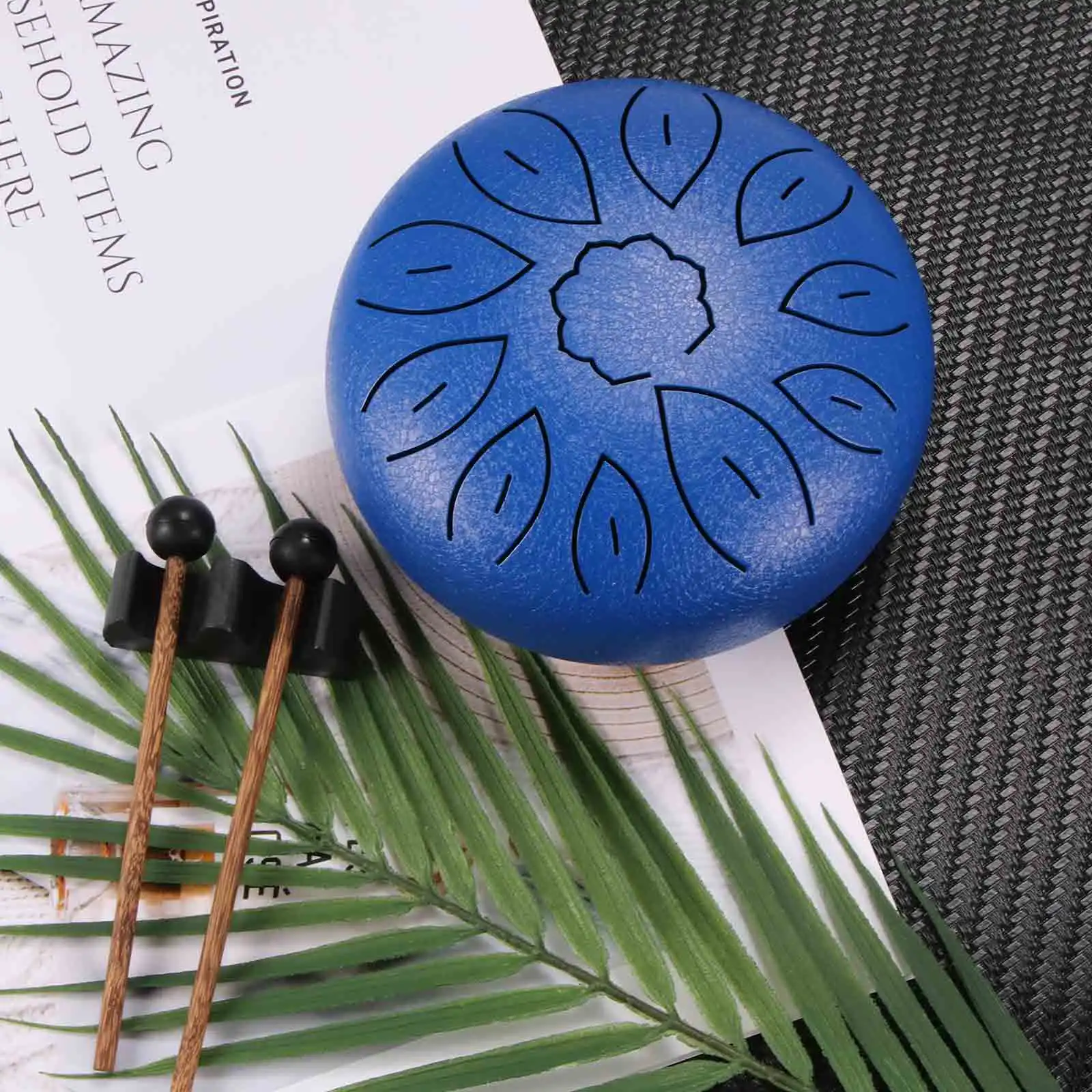 

Hand Pan Drum Tongue Drum 11 Tune Tank Hang Drum With Drumsticks Carrying Bag Education Percussion Instruments Accessories Gift