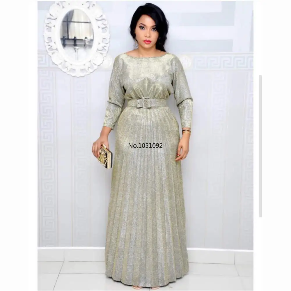 Африканские платья для женщин новинка хит продаж популярные цветные Бронзовые