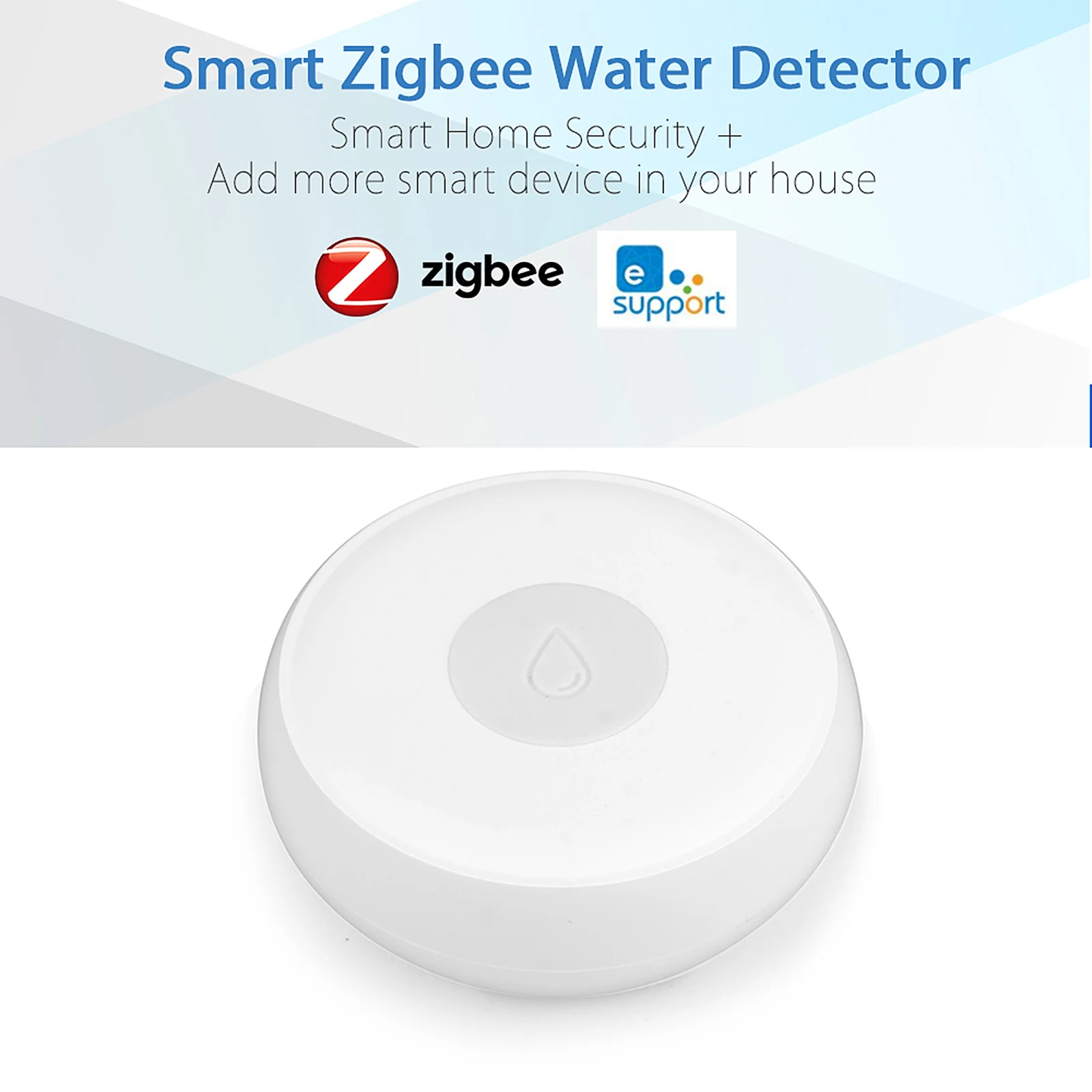 Умный дом с технологией Zigbee утечки воды Сенсор Беспроводной детектор Наводнения