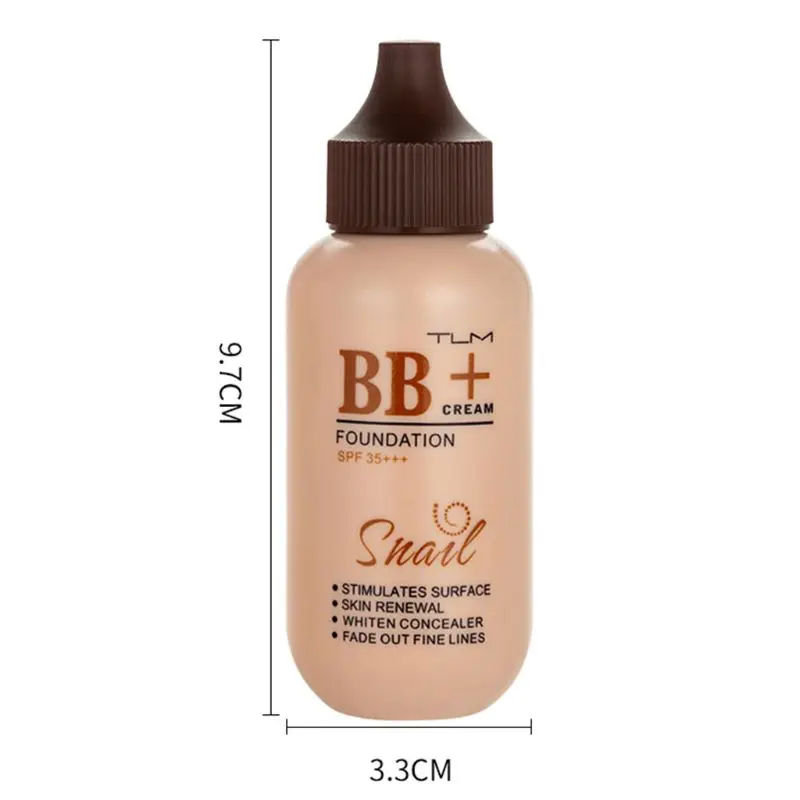 

Snail Face Care Foundation Base BB Brightening Concealer Cream Makeup Waterproof Whitening Concealers Primer