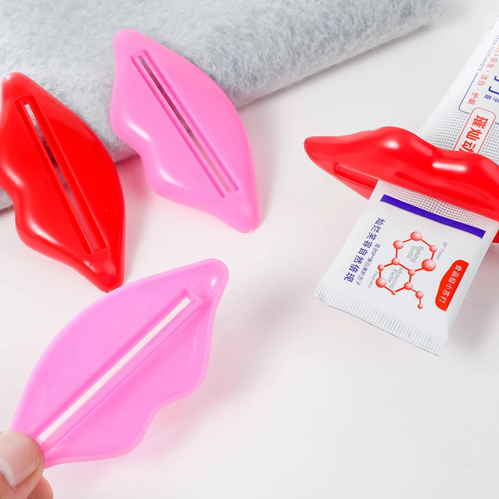 2 шт. зубная паста соковыжималки губы Форма удобный дозатор (крем) соковыжималка
