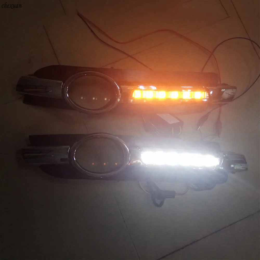 CSCSNL 1 комплект для AUDI A6 C6 2005 2006 2007 2008 светодиодный DRL Габаритные огни дневного