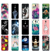 for nokia 3 2 case 6 26 silicon tpu soft phone cover for nokia3 2 case back transparent funda coque bumper cat flower butterfly