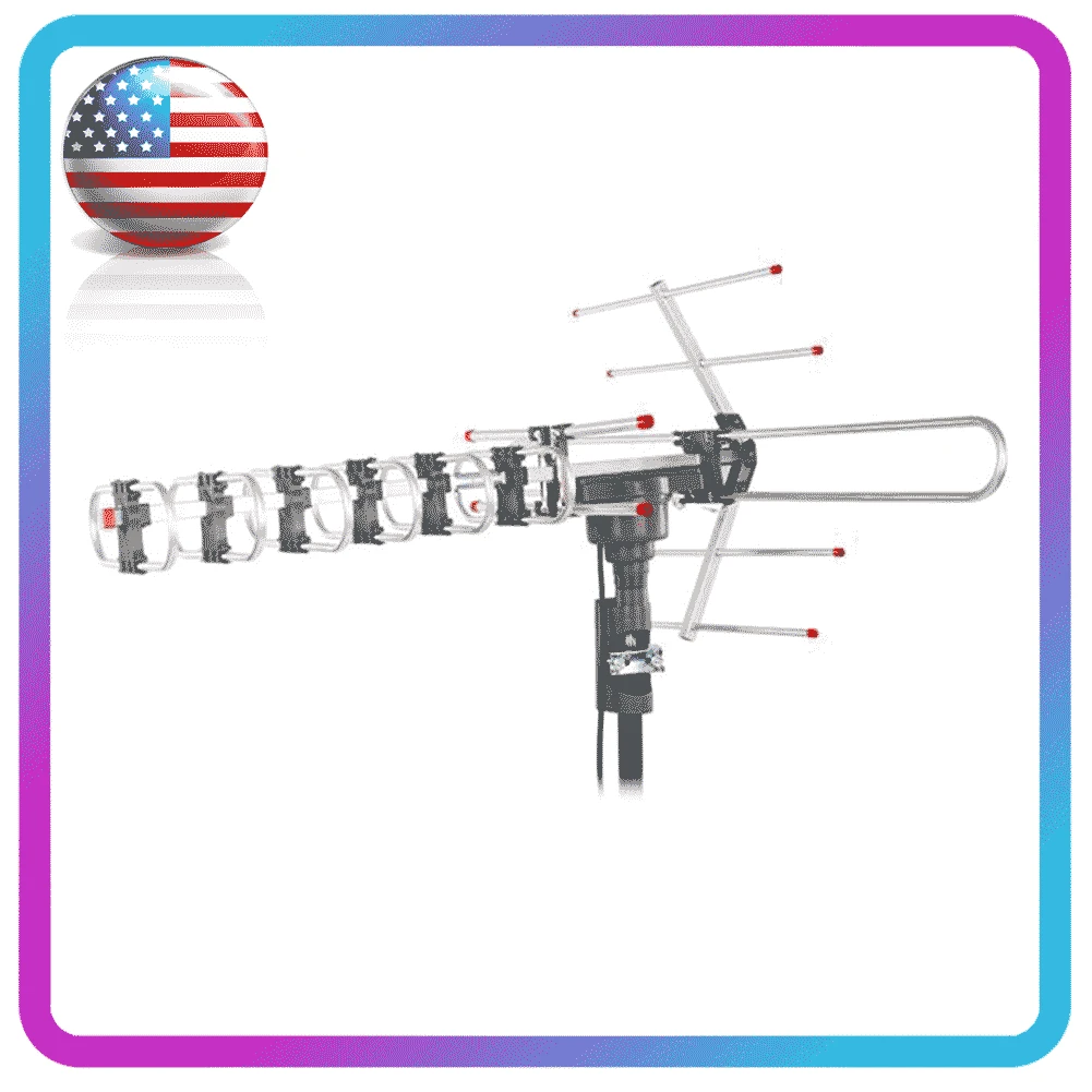 Leadzm TA 101G ТВ антенна вращение на 360 градусов УФ 45 860 МГц 22 38дб VHF1 12/UHF21 69 наружная