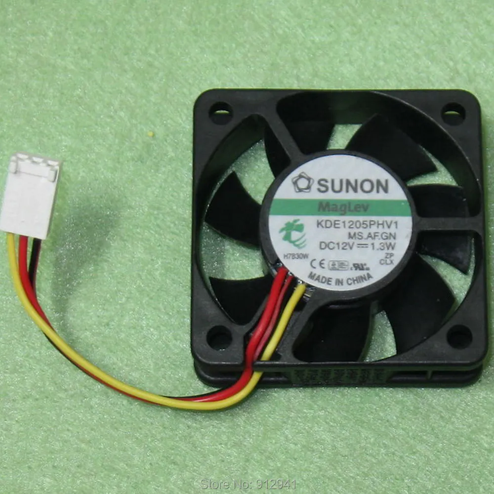 B44 SUNON Maglev KDE1205PHV1 5015 50 мм x 15 кулер охлаждающий вентилятор AC/DC 12V 1 3 W провода 3Pin