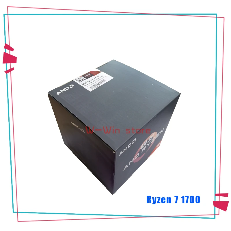 Новый процессор AMD Ryzen 7 1700 R7 3 0 ГГц Восьмиядерный 16 поточный 65 Вт YD1700BBM88AE разъем AM4 с
