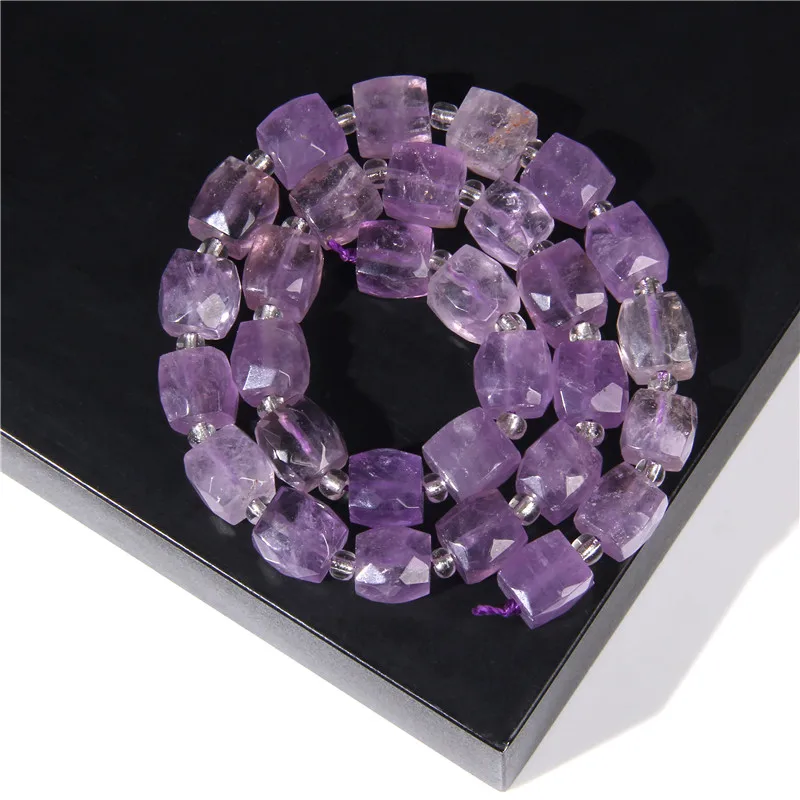 Граненые кубические бусины Натуральный Необработанный минеральный камень с