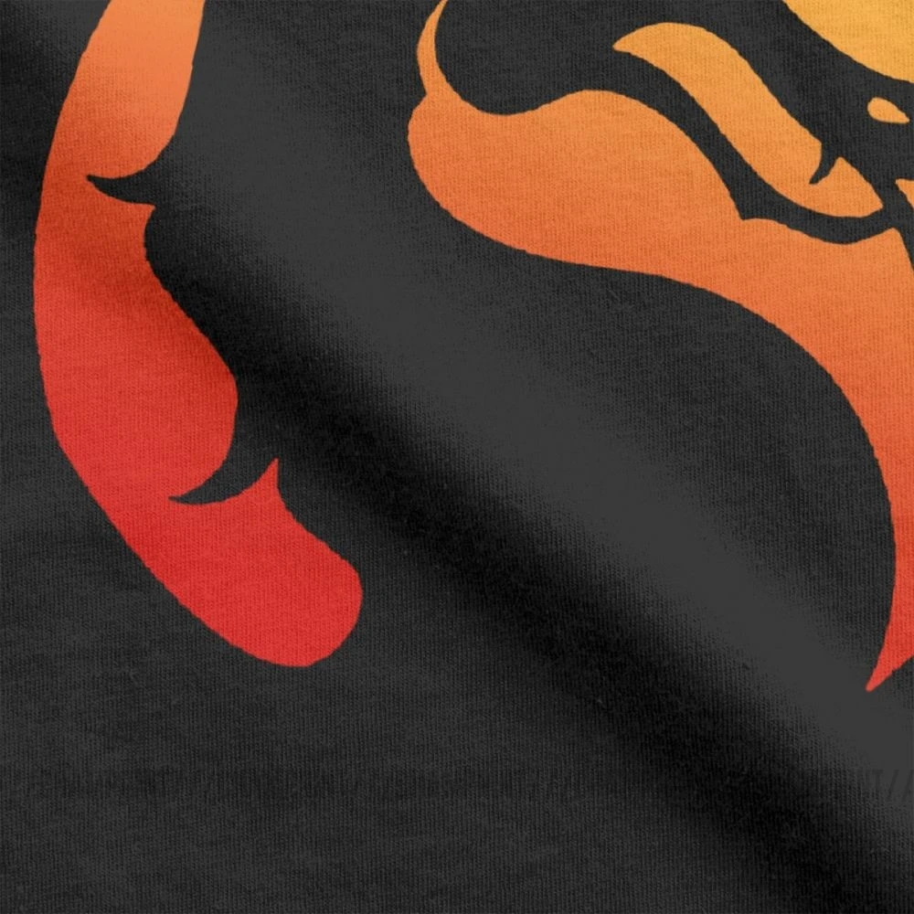 Футболка с логотипом Mortal Kombat Mk11 популярная футболка боевыми играми Мужская из
