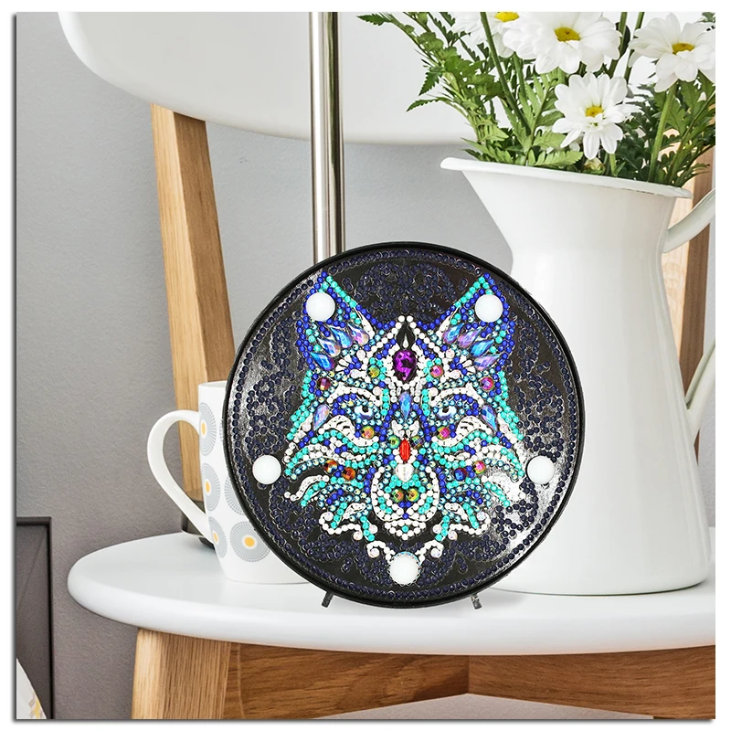 Алмазная живопись &quotсделай сам&quot лампа &quotмандала&quot 5D алмазная вышивка пейзаж