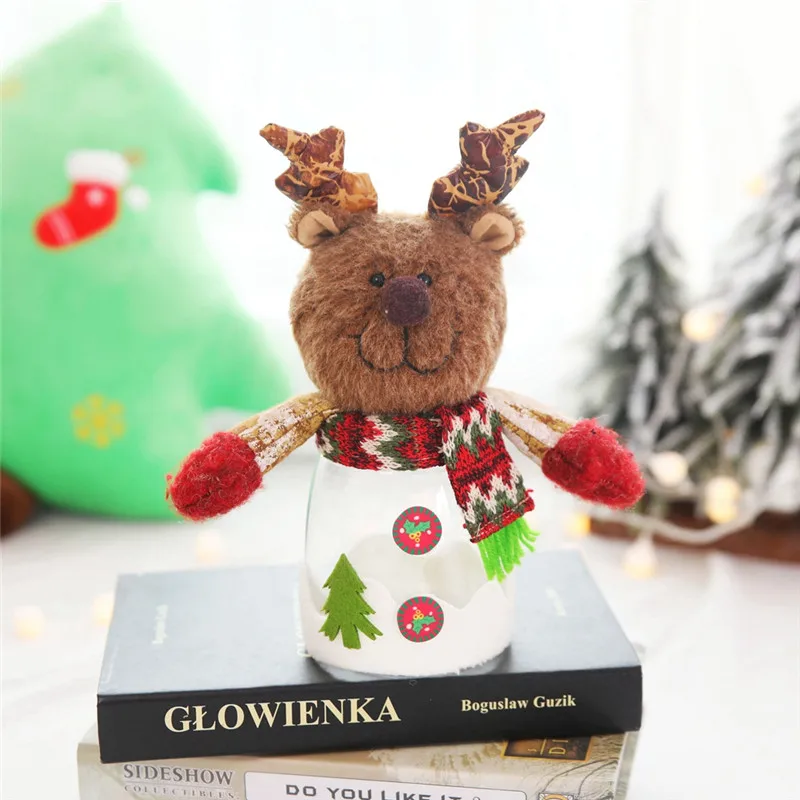 Новая детская Рождественская ваза для конфет бутылка хранения мешок Санта