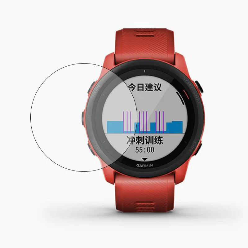 Закаленное стекло для смарт часов прозрачная защитная пленка Garmin Forerunner 745 Fr745