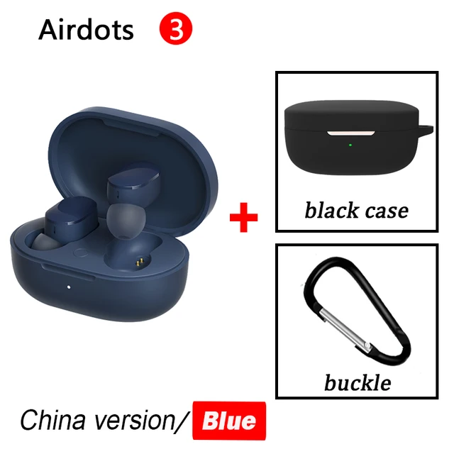 Xiaomi Redmi AirDots 3 blue + black case