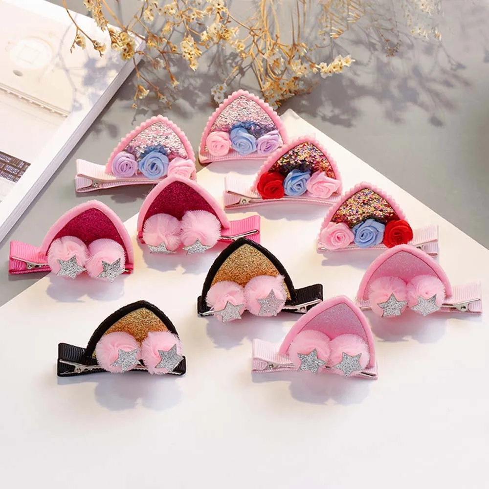 Высокое качество детские заколки для волос с большим бантом полиэстер лента