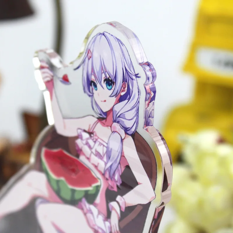 Kawaii Honkai Impact 3 фигурки акриловые стоячие игрушки милая киана каслана ие Сакура